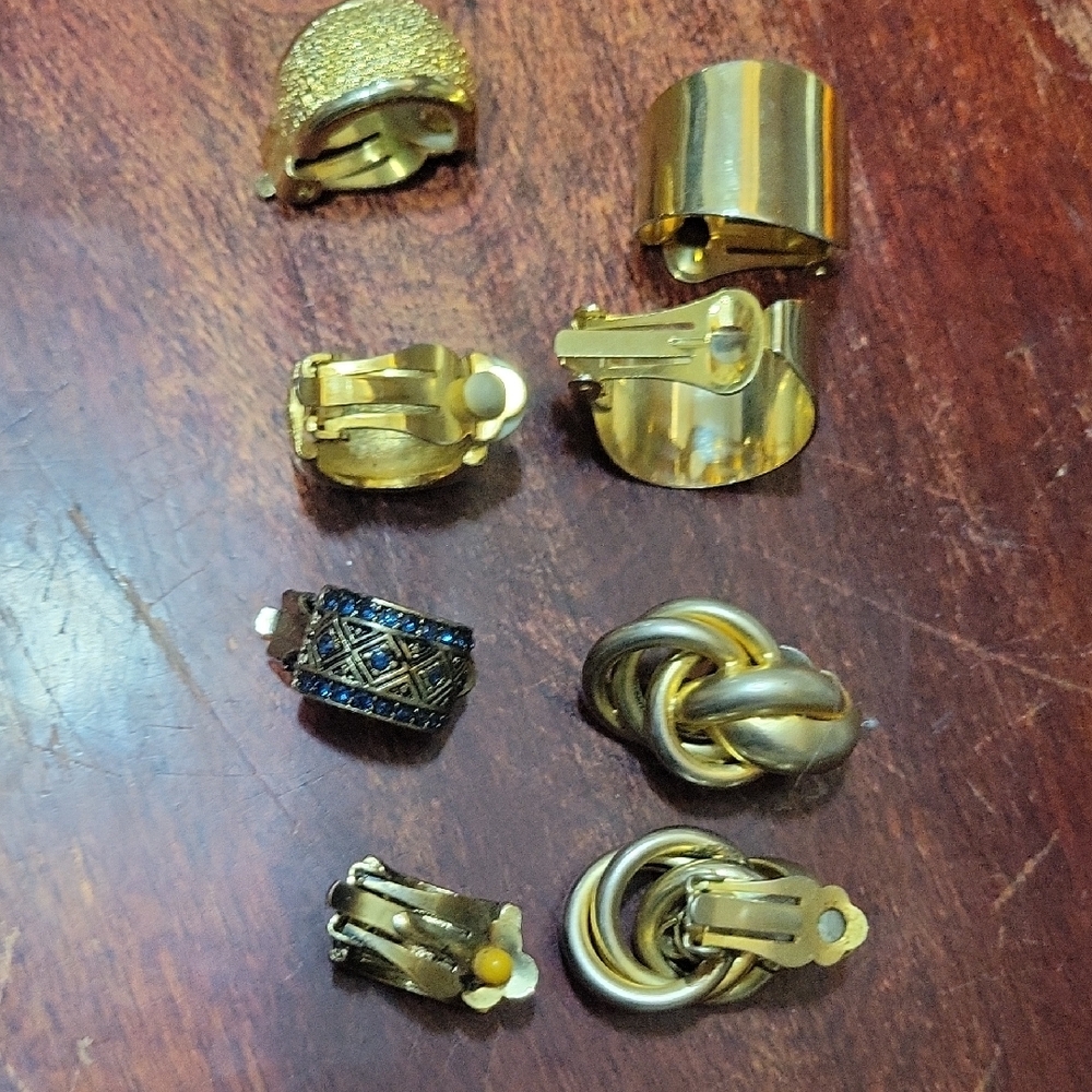 Vintage  Clip-On Earring Lot